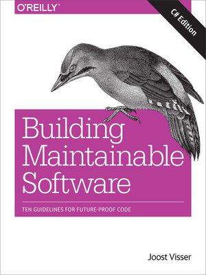 cover image of Building Maintainable Software, C# Edition